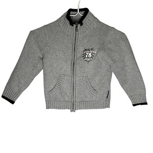 Calvin Klein Kids Gray Cotton Knit Sweater Size 3